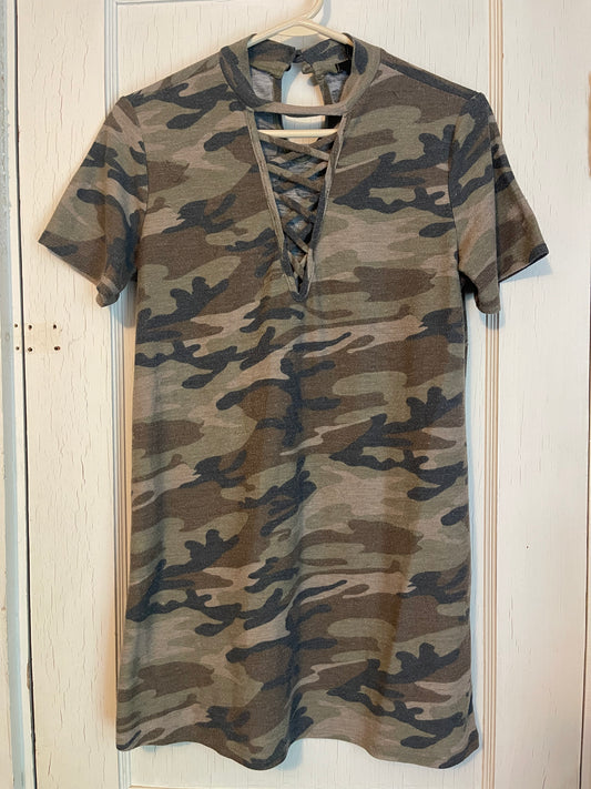 Camo T-Shirt Dress